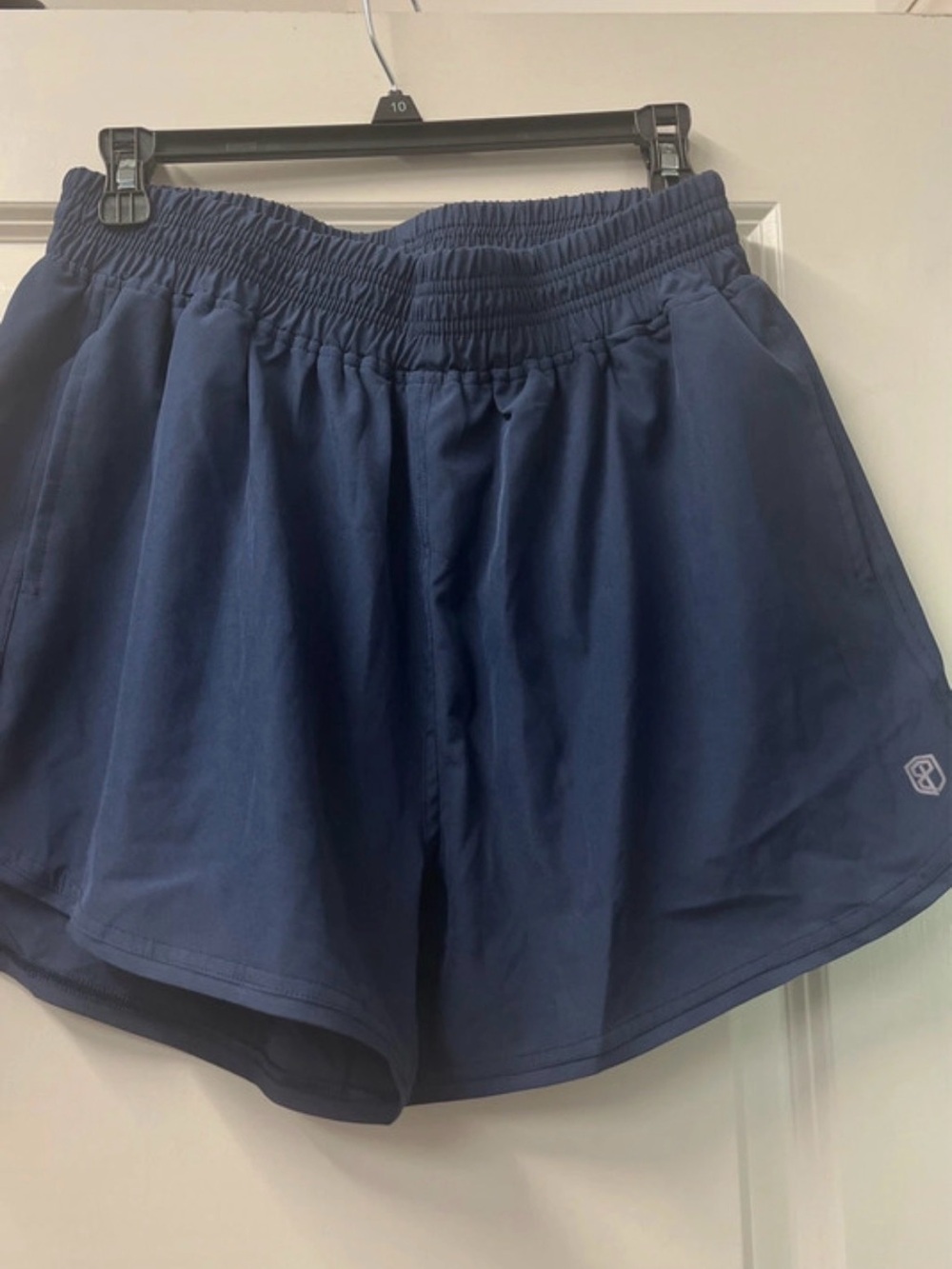 Born Primitive Navy Blue Swift run Athletic Shorts with Elastic Waist
